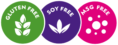 Gluten Free - Soy Free -  MSG Free